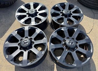 FREE DELIVERY (4) 20" Dodge Ram 2500 RIMS 3500 Midnight Edition OEM Black Wheels ORIGINAL