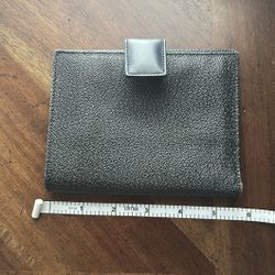 Borbonese Black Leather Wallet