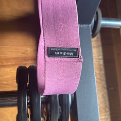 Pink Workout Band Glutes