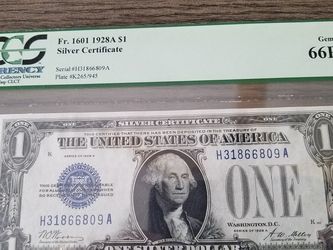 1928 Silver Certificate