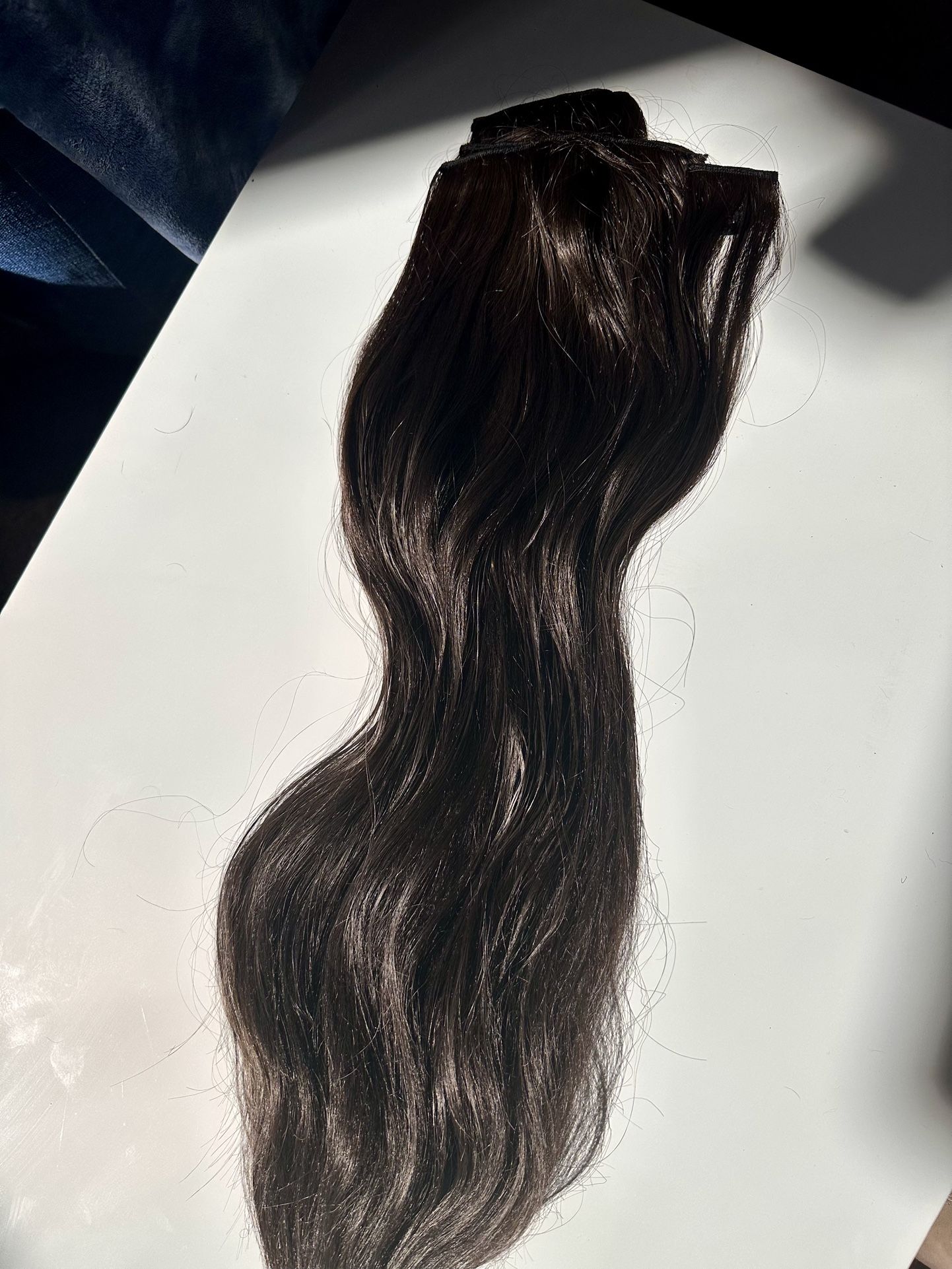 Gorgeous 26in Clip In Hair Extensions Dark Brown $15.00!