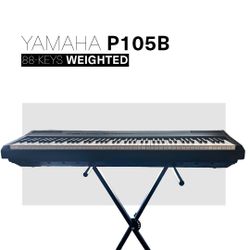 Yamaha P-105 88-Key Weighted Digital Piano – MIDI Ready – Great Condition