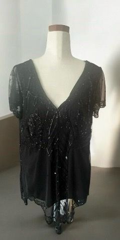 New formal black blouse