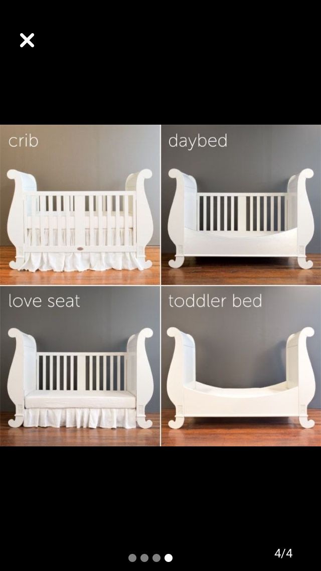 Bratt Decor Convertible Princess Crib