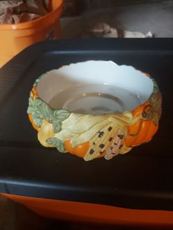 Party light harvest three wick candle holder