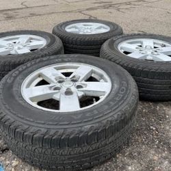 17” FACTORY JEEP GRAND CHEROKEE COMMANDER WHEELS RIMS TIRES WRANGLER WE FINANCE TRADES ACCEPTED SET 