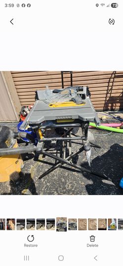 DeWalt Portable Table Saw with Stand