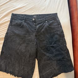 Black Jean Jorts