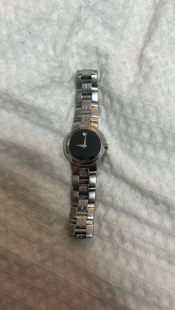 Movado Museum Watch Silver Bracelet