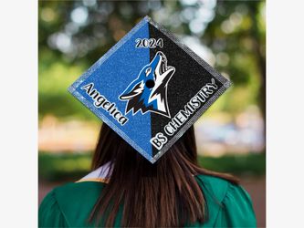 School Logo Graduation Cap Topper