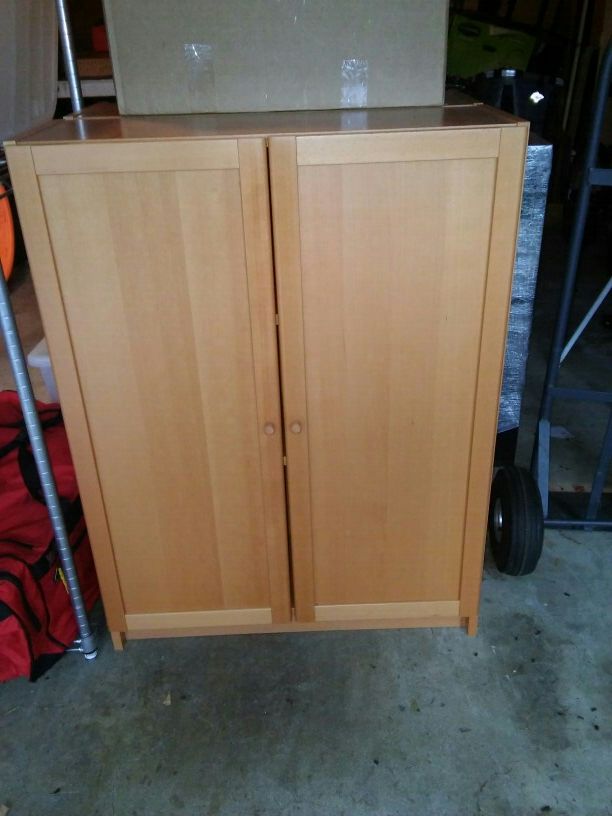 IKEA Bonde Beech finish 2 door cabinet