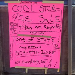 Storage stuff sale (centralia)