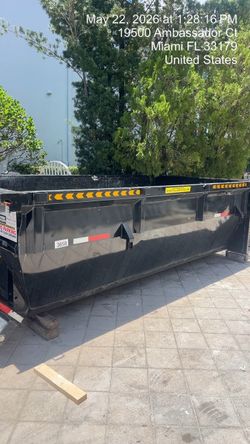 Roll off dump trailer