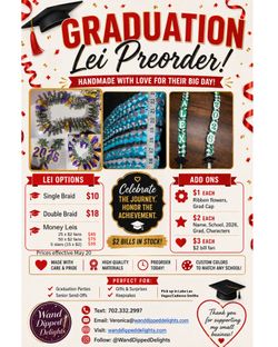 Graduation leis