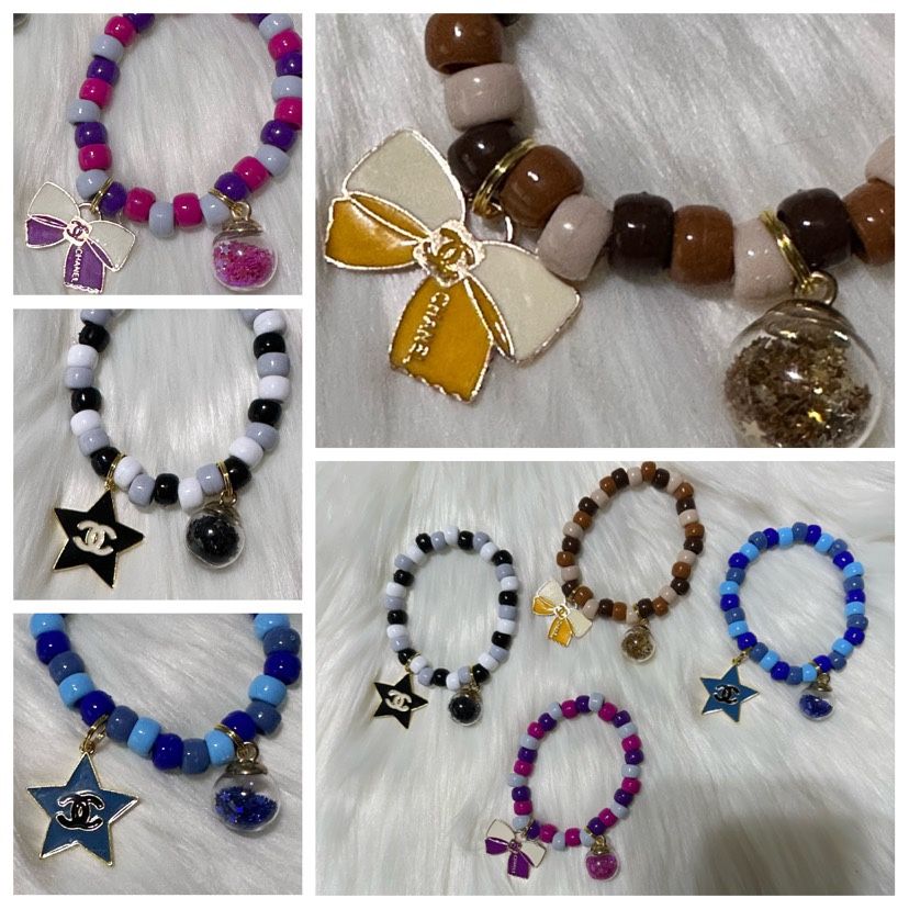 Beaded Charm Bracelet 