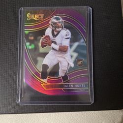 Jalen Hurts Select Rookie Card