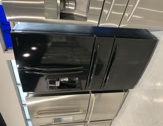 Samsung 4-Door Black Refrigerator
