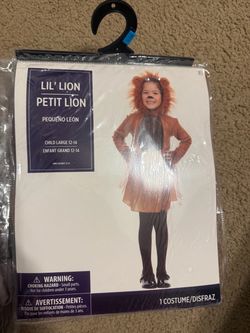 Lil' Lion Kids Halloween Costume Child Large 12-14