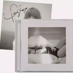 Tortured Poets Department CD + Bonus Track The Manuscript With Hand Signed Photo