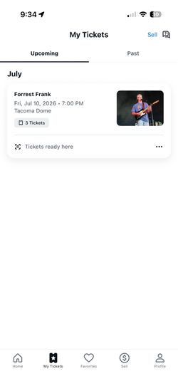 Forrest Frank Concert Tickets July 10