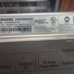 Samsung Dishwasher 