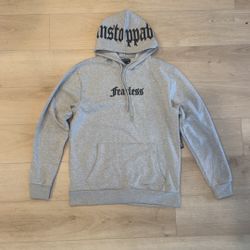 Seven Souls New York “Fearless” Hoodie – Grey – Size L – UNISEX 