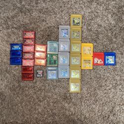 Original Authentic Pokemon Gameboy Lot