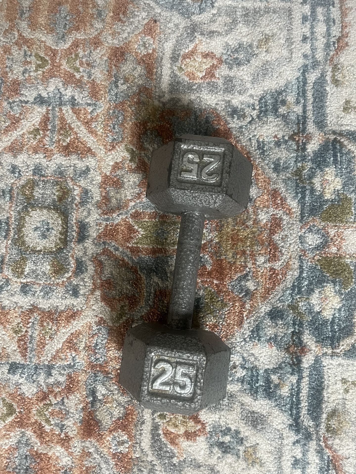 25 Lb dumbbell