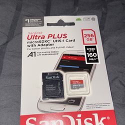 SanDisk ultra plus SD card 256GB