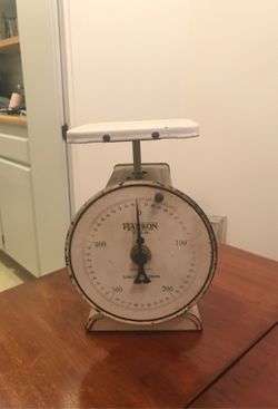 Vintage meat scale