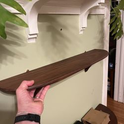 Solid Walnut Handmade Floating Shelf