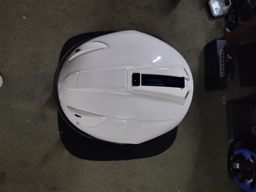 Helmet With Attached Mic