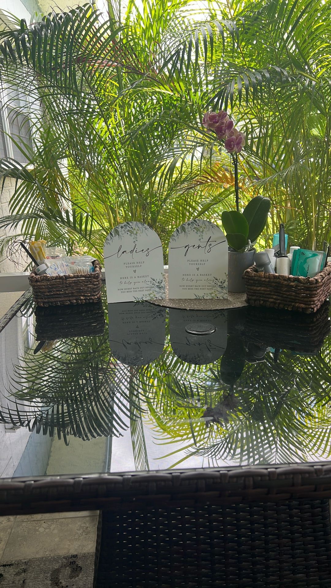 Wedding Baskets His And Her Bathroom
