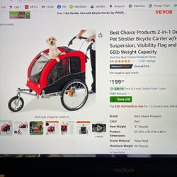 Dog Bike Trailer/Stroller