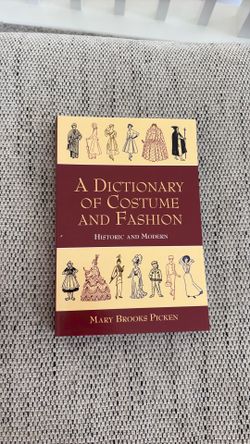 A dictionary of costume and fashion
