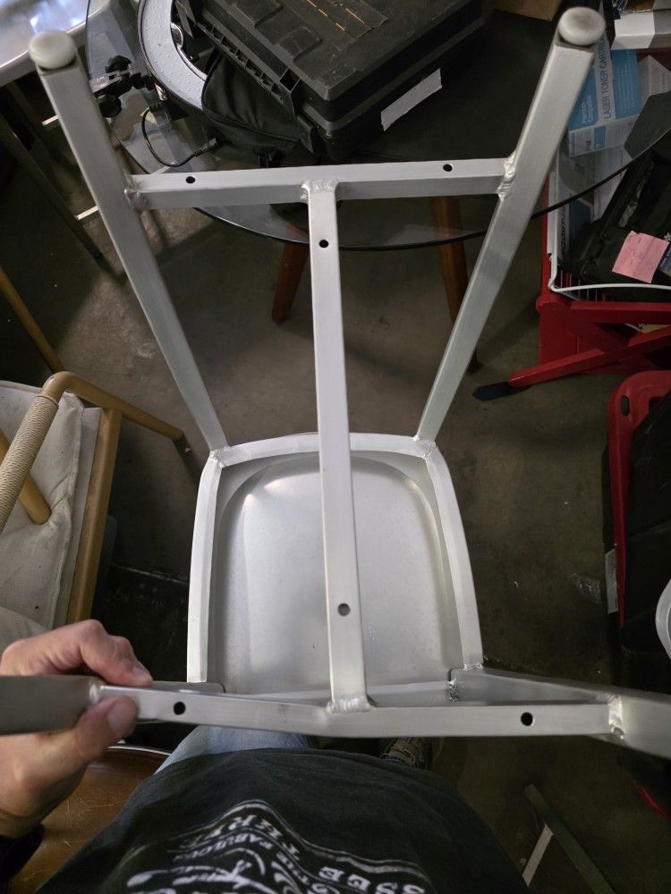 Emerco style Navy Chairs In ALUMINUM Bar Stools Counter Stools