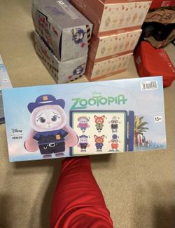 AUTHENTIC MINISO Zootopia Series doll Vinyl Plush Pendant SEALED CASE (6 Boxes)