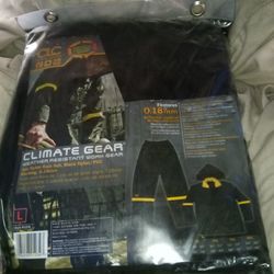 New CLC Climate Gear Weather Work Suit Pants Jacket And Hood  Size Large 