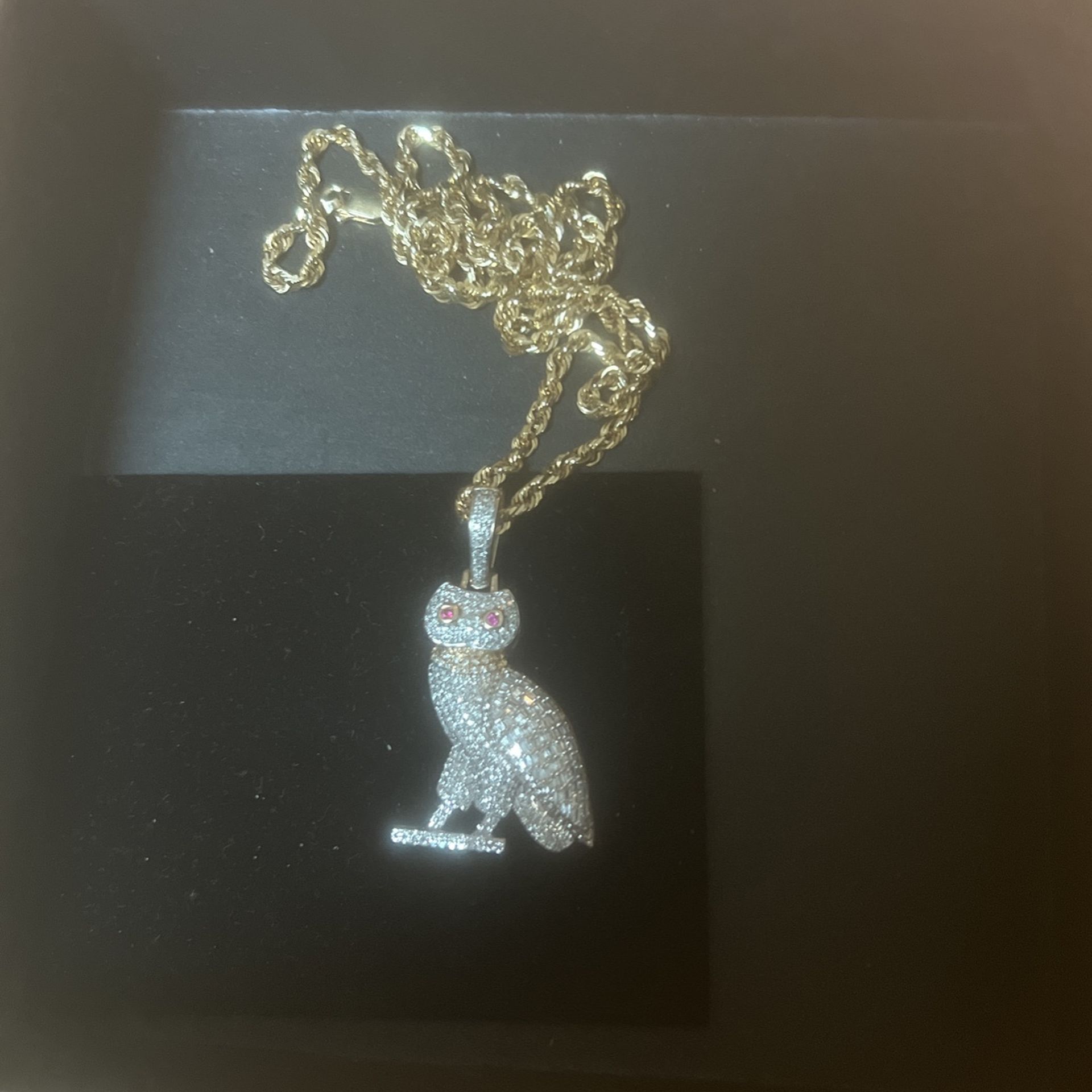 Mens OVO Owl Pendant 