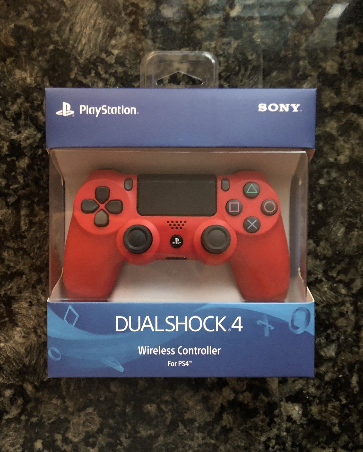 PS4 Controller, Magma Red, BRAND NEW!