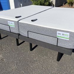 Ghost Bed Adjustable Bed Split King Power Bed ! Movable Bed ! Ghostbed Classic King Bed ! Free Delivery