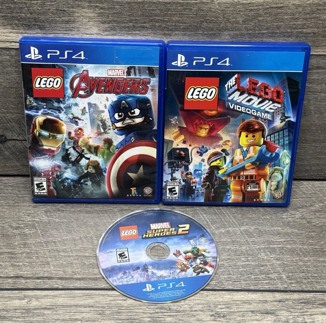 The LEGO Movie Videogame & LEGO Marvel Avengers are complete. LEGO Marvel Super Heroes 2