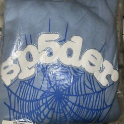 Sky Blue Spider Hoodie 
