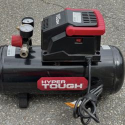 Hyper Tough Air Compressor WITH HOSE AND TORNADOR