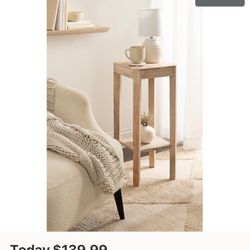 Pair of Mango wood End Tables Nightstands - Almost New 