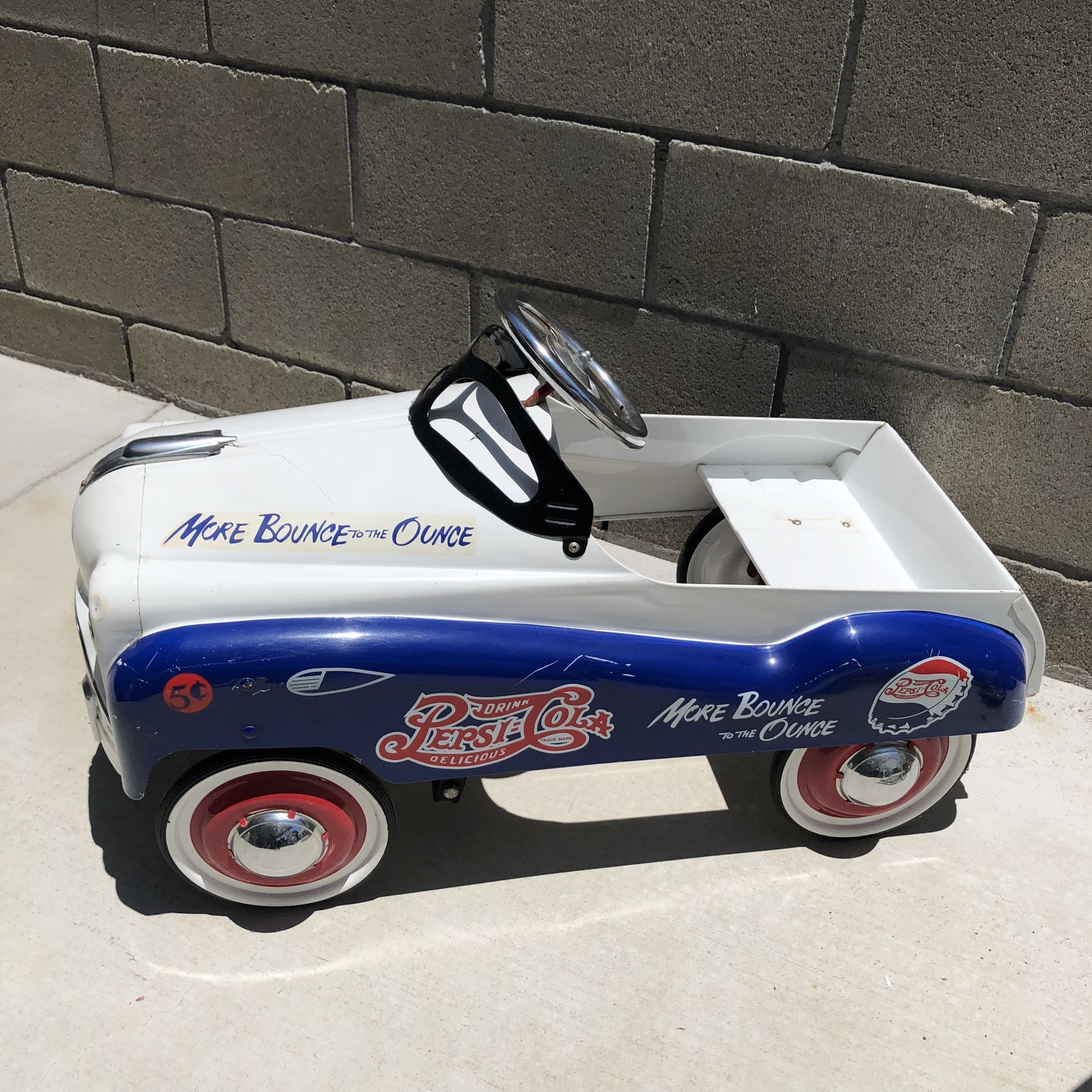 Pepsi cola pedal car sale
