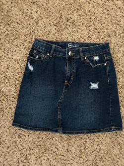 Girls 10-12 Jean skirt