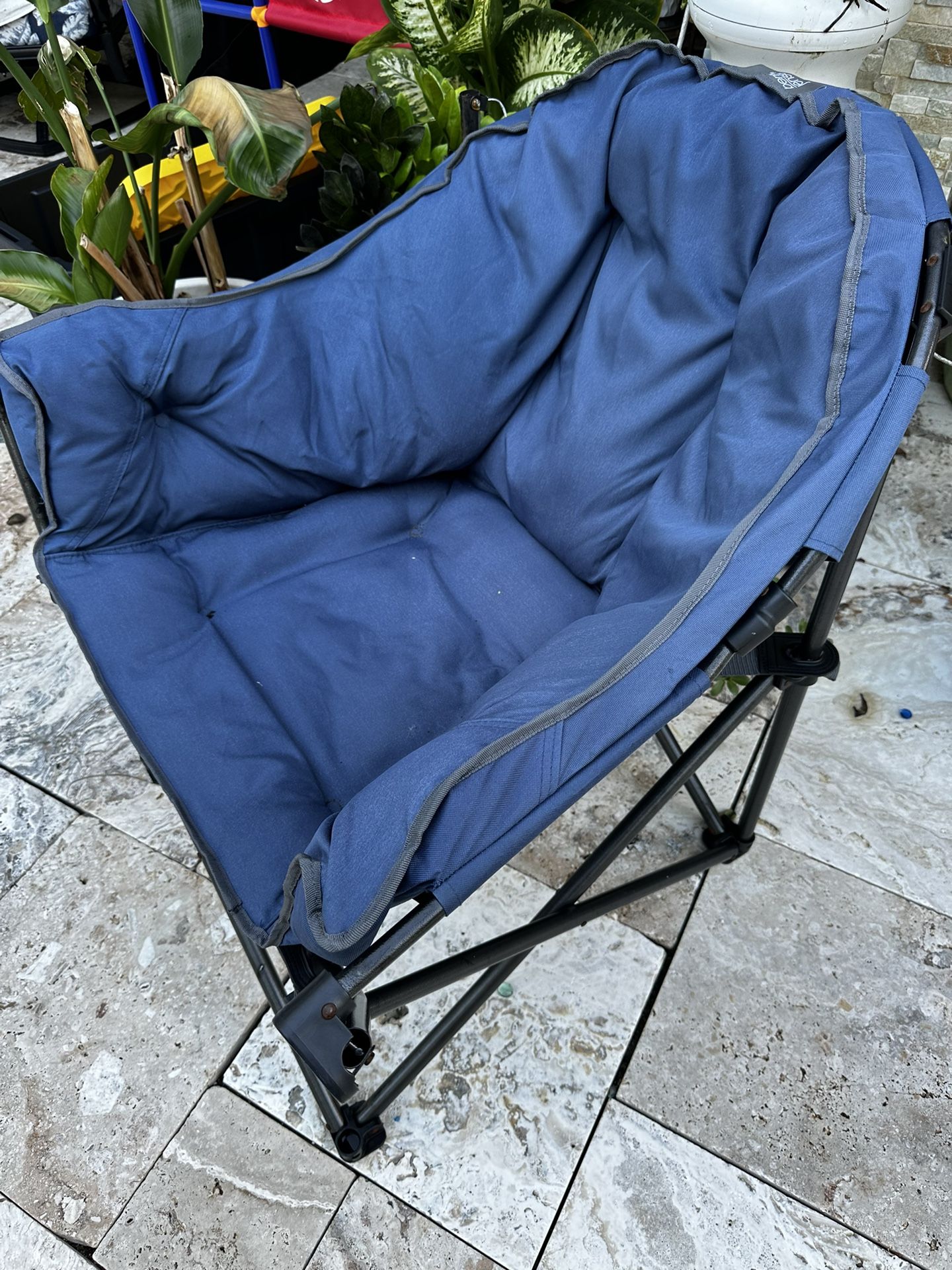 Oversized, Foldable Beach Or Park Chair