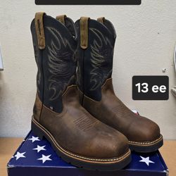 Thorogood Work Boot Size 13 ee STEEL SQUARE TOE 