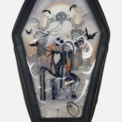 Nightmare Before Christmas Coffin Pin Backpack